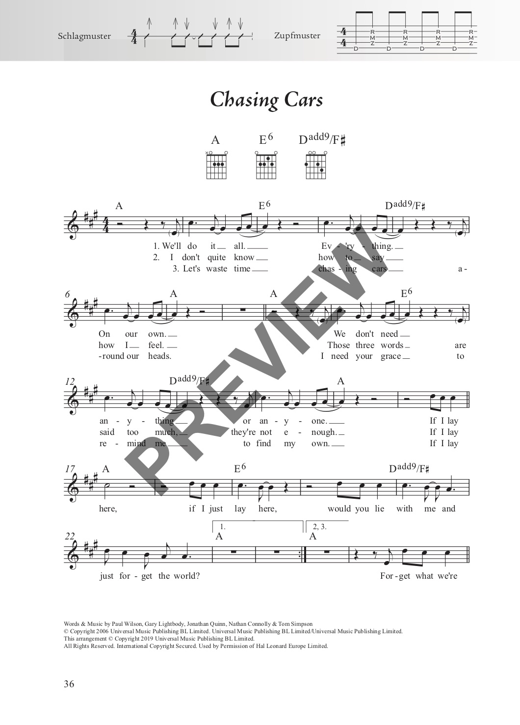 Rock & Pop Fetenbuch Gitarre – Beispielseite 7
