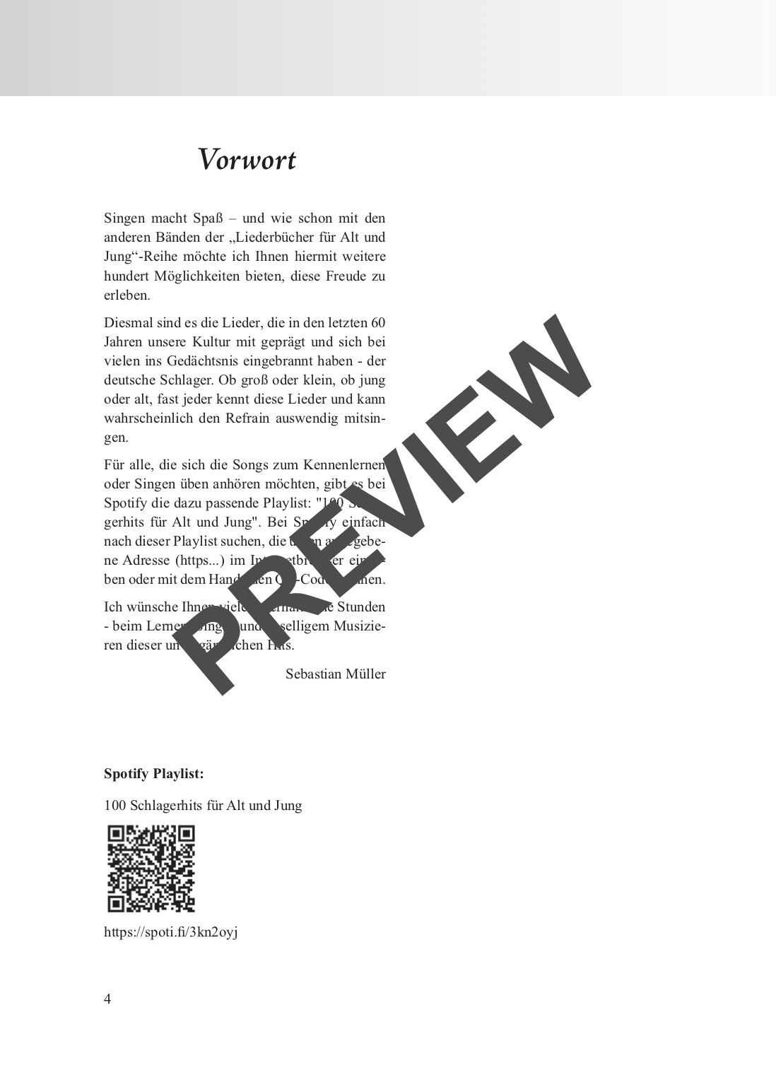 Schlagerbuch Ukulele – Beispielseite 1
