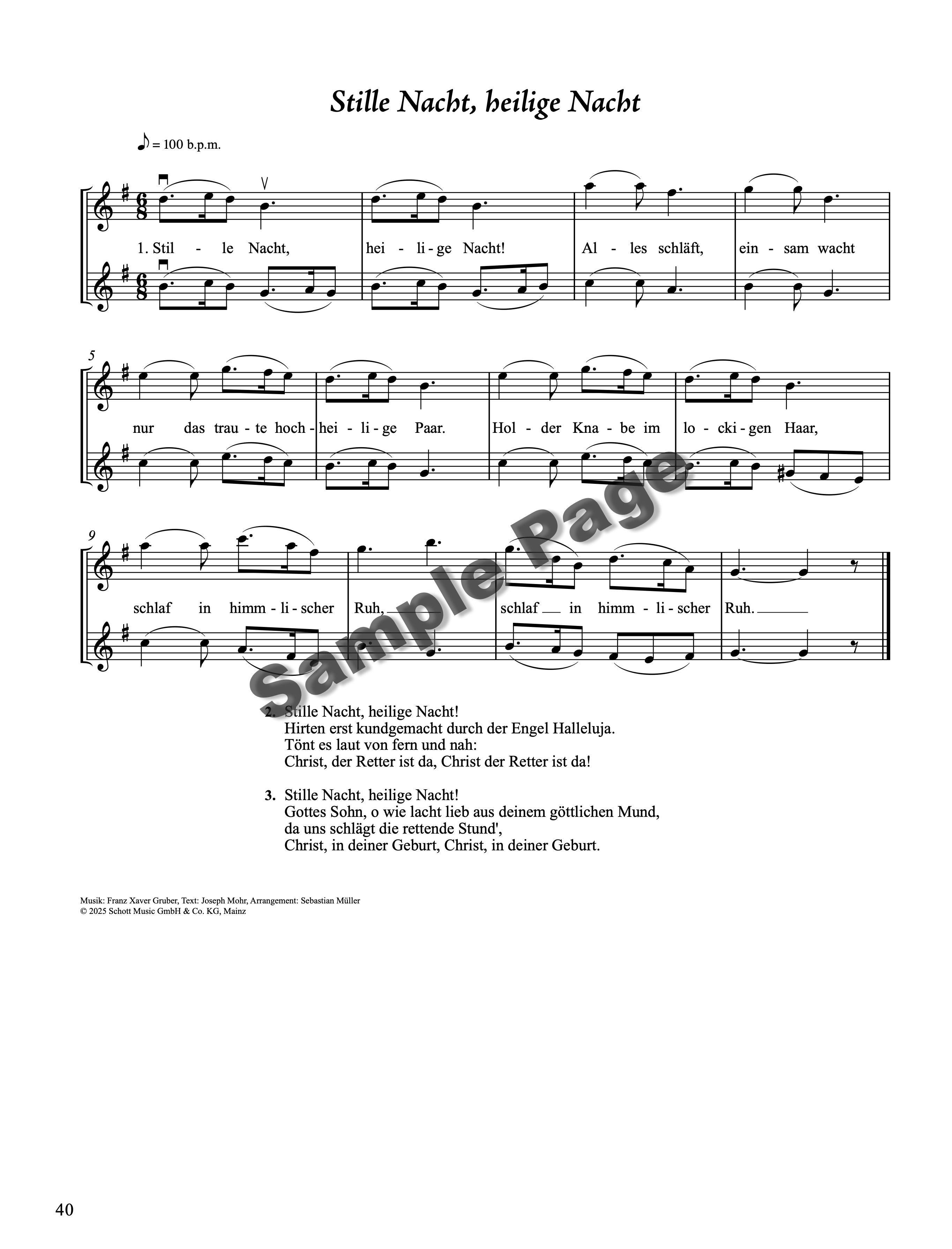 45 Weihnachtslied-Klassiker Violine – Beispielseite 7